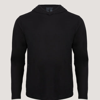Black Tech Pullover Hoodie | Fresh Clean Threads