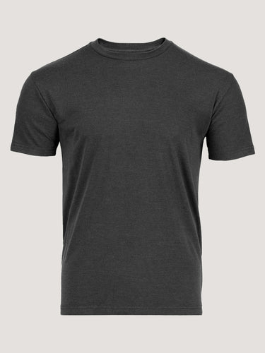 Vault Black Crew Neck Tee with Garment Dye Softness | Limited Edition Vault Collection