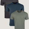 Earth Tones Crew Neck 3 Pack | Fresh Clean Threads Canada