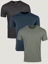 Earth Tones Crew Neck 3 Pack | Fresh Clean Threads Canada