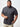 Steven is 6', 275lbs and wears a size 3xl # Charcoal Crew Neck T-shirt | Steven is wearing size 3XL