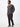 Jarrett is 6', 168lbs and wears a size M # Long Sleeve Tee in Charcoal Grey | Fresh Clean Threads