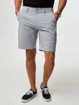 Joe is 6'2, 177LBS and wears a size 32x9 # Cloud Grey Everyday Shorts 2.0 | 9" inseam | Fresh Clean Threads