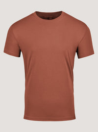 Copper crew neck tees