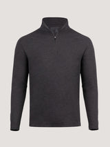 Tech Quarter Zip in Charcoal Grey | Fresh Clean Threads
