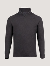 Tech Quarter Zip in Charcoal Grey | Fresh Clean Threads