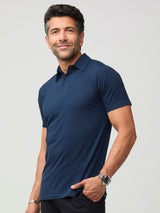 color-matched buttons for streamline style # Torrey Polo in Dark Navy | Winter 2025 | Fresh Clean Threads