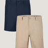 Everyday Shorts 2.0 Neutrals 2-Pack Men's Shorts | Available in Navy, Khaki