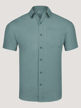 Sagebrush Short Sleeve Stretch Button Up | Fresh Clean Threads