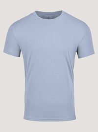 Men's Crew Neck in Icicle Blue | Fresh Clean Threads