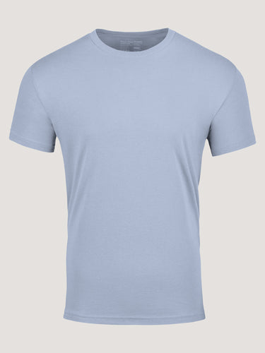 Men's Crew Neck in Icicle Blue | Fresh Clean Threads