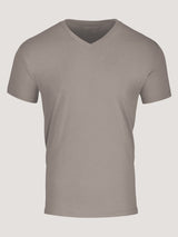Taupe V-Neck | Men's Tees