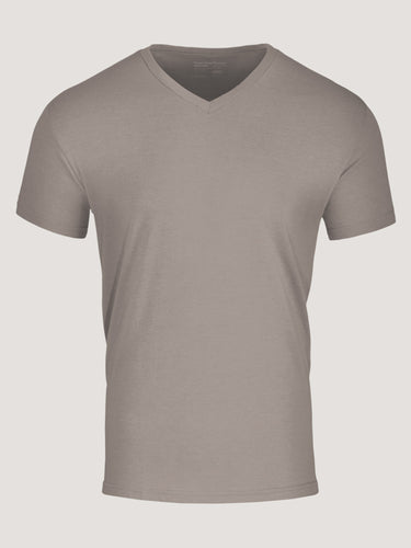Taupe V-Neck | Men's Tees