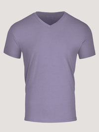 V-Neck Shirts | Men's Tee in Flint Purple at FCT