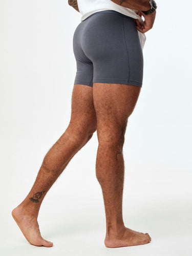 Soft waistband + stretchy fabric # Boxer Briefs 3-pack in Graphite | Fresh Clean Threads