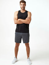 Flattering Fit & Modern Style # Stretch Performance Shorts Graphite | Fresh Clean Threads