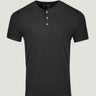 Black Short Sleeve Henley | Fresh Clean Threads