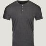 Short Sleeve Henley Charcoal | Fresh Clean Threads