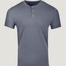 Slate Short Sleeve Henley | Fresh Clean Threads