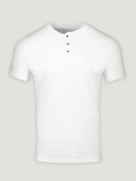 White Short Sleeve Henleys | Casual Henley Shirts for Men