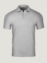 Heather Grey Torrey Polo | Fresh Clean Threads
