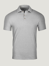 Heather Grey Torrey Polo | Fresh Clean Threads