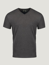Charcoal V-Neck Tee | Fresh Clean Threads