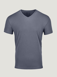 Slate V-Neck Tee | Fresh Clean Threads