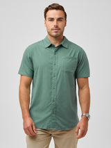 Sagebrush Button Up Short Sleeve Shirts | Made with a stretch fabric for movement