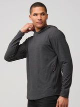 stretchy, flexible material with recycled poly and spandex # Tech Hoodie | Activewear | Fresh Clean Threads