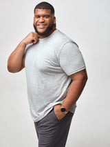 Steven is 6', 275lbs and wears a size 3xl # Cool Colors Crew Neck Pack | 5 Tees | Fresh Clean Threads