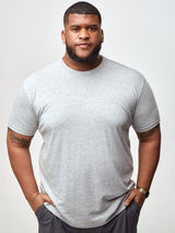 Steven is 6', 275lbs and wears a size 3XL # White  & Grey 3-Pack | Subscription Tees | Fresh Clean Threads