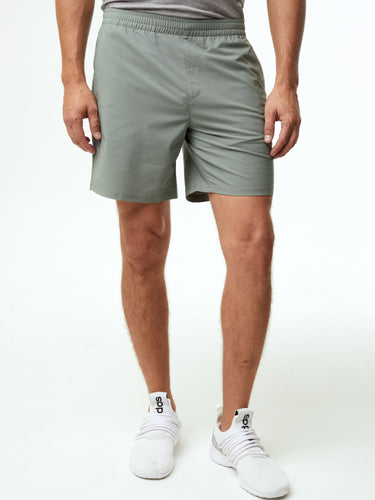 Beat the heat, stay cool & dry # Stretch Performance Shorts in Mercury Green | Fresh Clean Threads