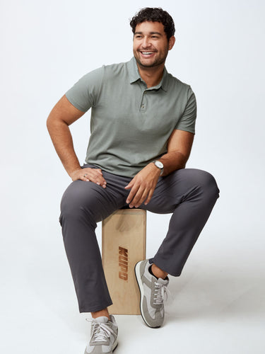 Discover the perfect fit # Men's Polo in Mercury Green | Shop Fresh Clean Threads