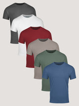 Summer Essentials 6-Pack | Ultra-Soft Crew Neck T-Shirts