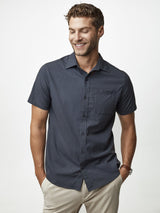 Joe is 6'2, 177LBS and wears a size L # Men's Short Sleeve Button Up | Best Sellers 3-Packs | Fresh Clean Threads