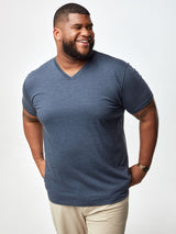 Steven is 6', 275lbs and wears a size 3XL # V-Neck 5-Pack | Fresh Colors | Fresh Clean Threads