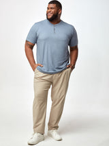The Perfect Men's Everyday Shirt # Short Sleeve Henley Men's Shirt | FCT. Apparel