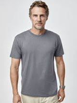 Ariel is 6'1, 175lbs and wears a size M # Basic 5-Pack with Slate | Fresh Clean Threads