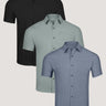 Short Sleeve Button Up | Foundation 3-Pack | Fresh Clean Threads