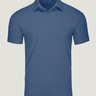 Monsoon Blue Performance Polo | Fresh Clean Threads