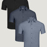 Men's Short Sleeve Button Up | Best Sellers 3-Pack | Fresh Clean Threads