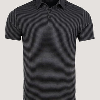 Premium Men's Striped Polos | Super Soft, Striped Performance Polos 