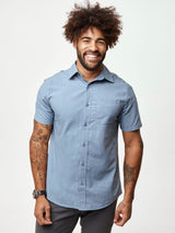    	 Joe is 6', 180LBS and wears a size L  # Short Sleeve Button Up | Best Sellers + Membership 3-Pack | Fresh Clean Threads