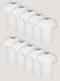 All White Crew 10-Pack