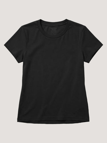 Black Everyday Crew Neck Tee