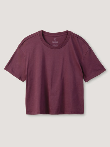 Merlot Boxy Tee