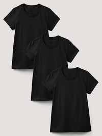 Women's Crew All Black 3-Pack