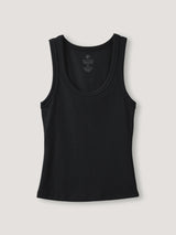 women's black tank top with 100 day guarantee
