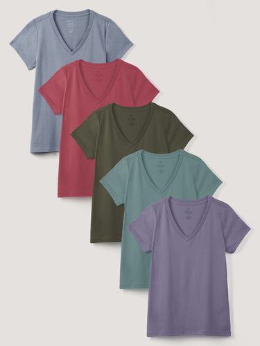 Women's V-Neck Equinox 5-Pack